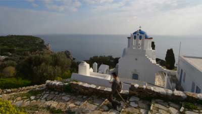 Une vidéo montrant les sentiers de Sifnos
