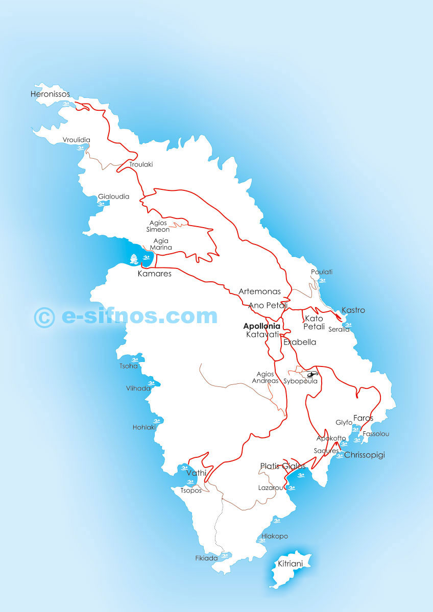 Carte de Sifnos