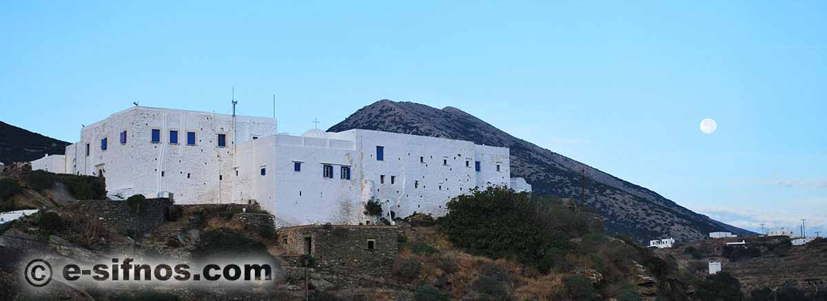 L'église de Panagia Vrissiani à Sifnos