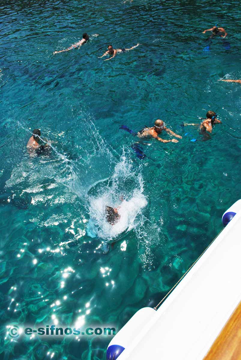Plongées en mer depuis un voilier