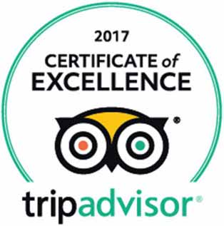 Certificat d'Excellence de TripAdvisor